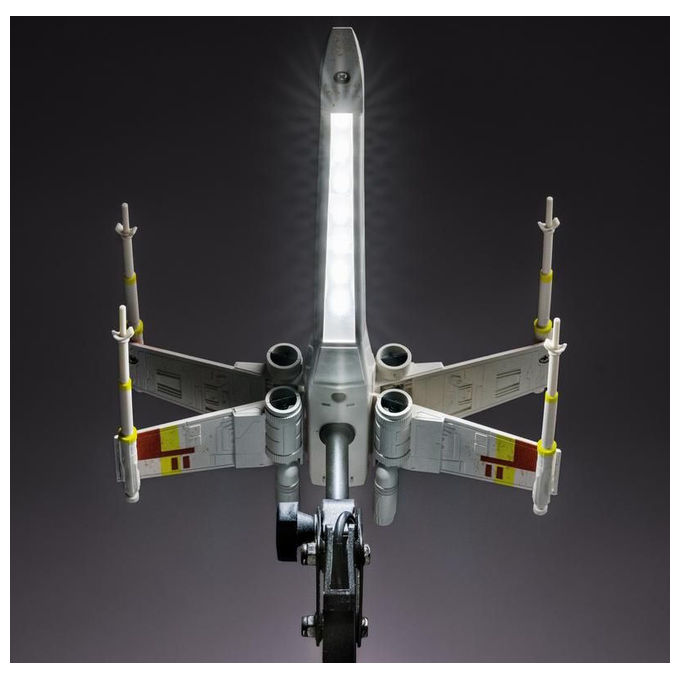 Paladone PP11319SW Star Wars Lampada da Scrivania X-Wing LED USB ali snodabili 15cm colore Nero