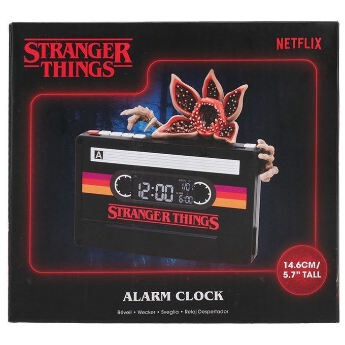 Paladone Products, Sveglia Stranger Things, Demogorgon Cassetta, 15 cm