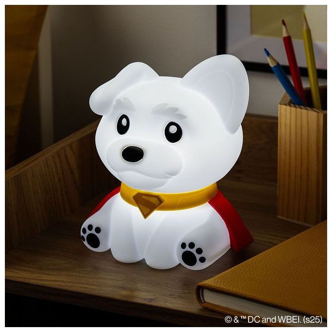 Paladone Products Luce Notturna Superman Krypto DC Comics Morbida in Silicone 17 cm