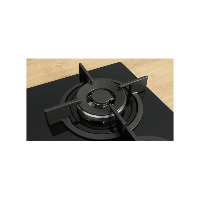 Bosch PPH6A6I10 Serie 6 Piano cottura Gas 60 cm 4 fuochi FlameSelect Bruciatore Wok colore Nero