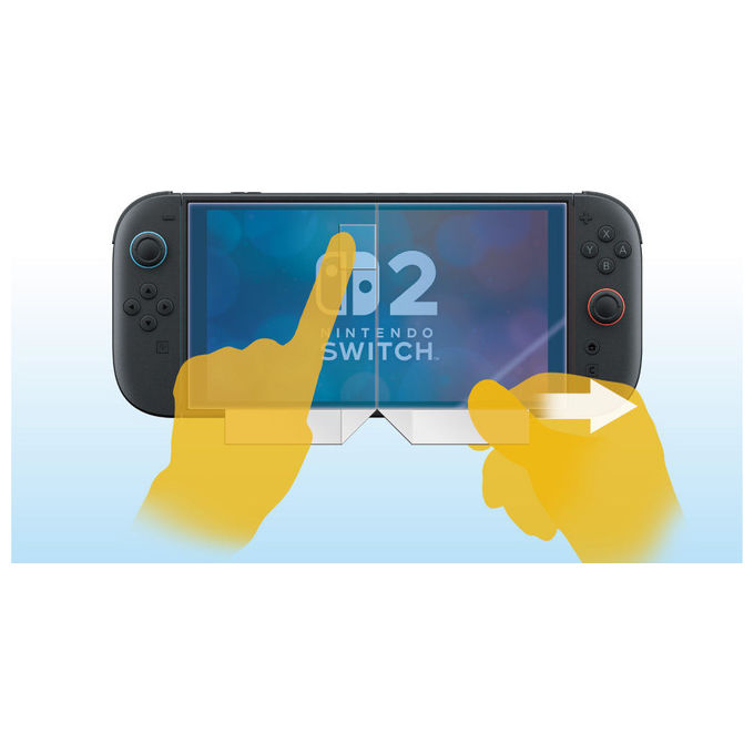 Hori, Pellicola Protettiva Premium per Nintendo Switch 2, Vetro Temperato 9H