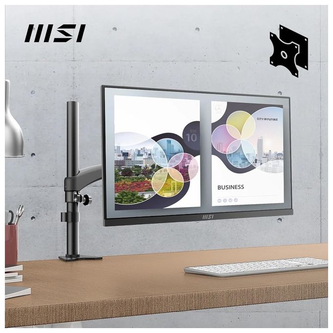 MSI PRO MP251 Monitor PC 24,5'' IPS Full HD 1920x1080 100Hz 4ms Altoparlanti Integrati HDMI VGA VESA colore Nero