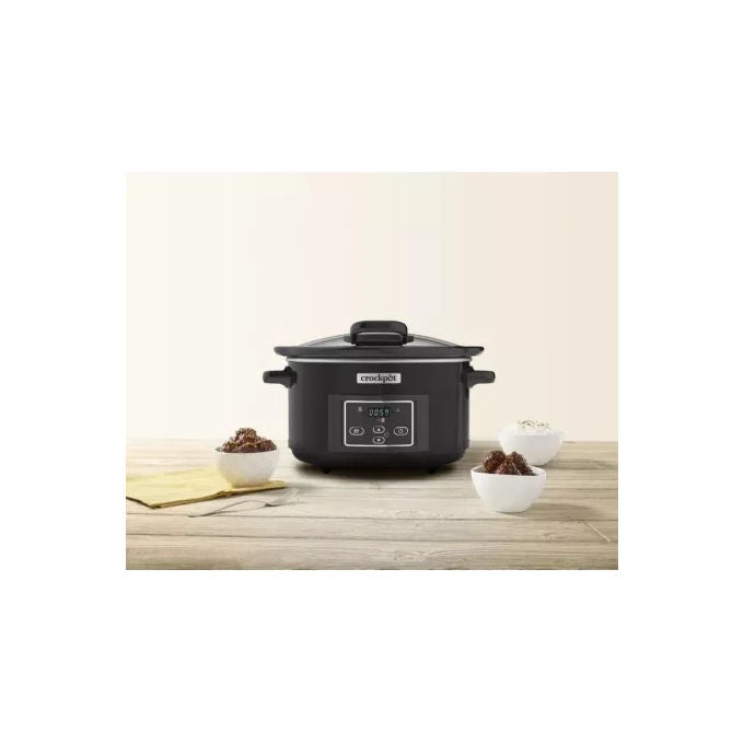 Crock-Pot JP0009 Lift and Serve Slowcooker 4,7 Litri Potenza 230W con coperchio a cerniera colore Nero