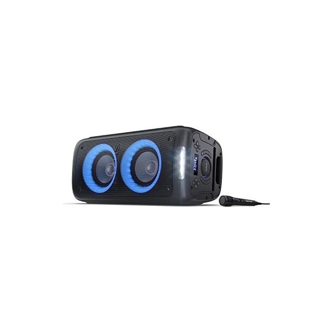 Sharp PS-949 XParty Street Beat Altoparlante Portatile 2.1 Canali 132 W PMPO Bluetooth 5.0 Luci LED RGB colore Nero