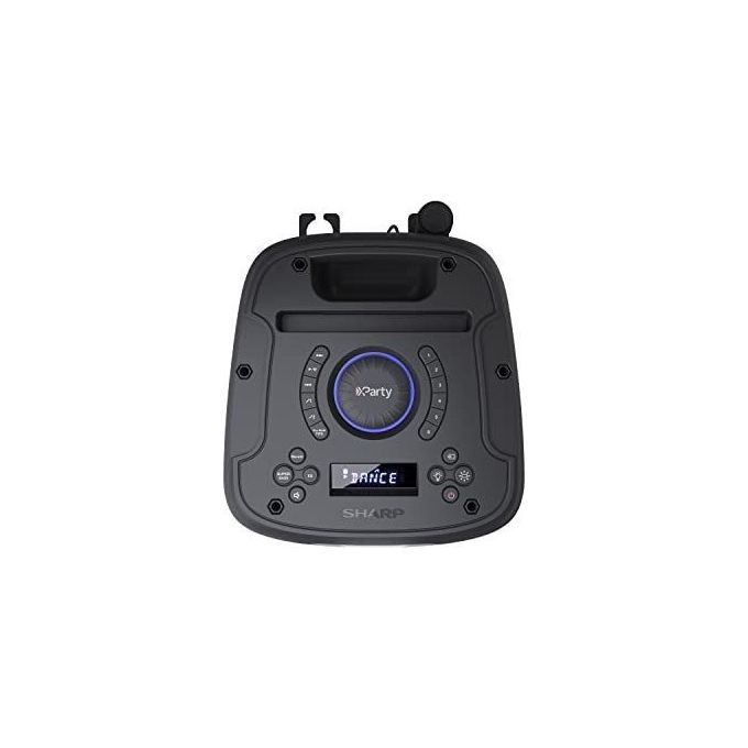 Sharp PS-949 XParty Street Beat Altoparlante Portatile 2.1 Canali 132 W PMPO Bluetooth 5.0 Luci LED RGB colore Nero