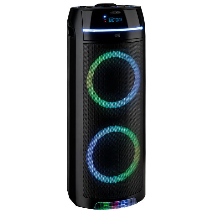 Reflexion PS10CD Altoparlante Portatile con Bluetooth 5.0 CD Radio FM 480 W colore Nero
