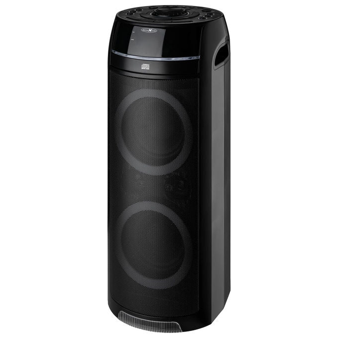 Reflexion PS10CD Altoparlante Portatile con Bluetooth 5.0 CD Radio FM 480 W colore Nero