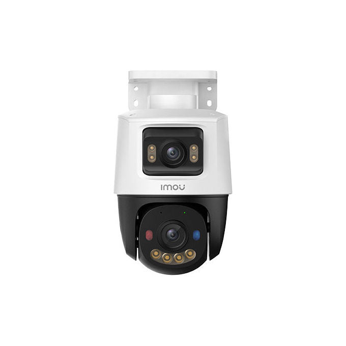Imou IPC-PS70FP-10M0 PS70F Telecamera IP PoE Doppio Obiettivo 10MP Esterno Pan Tilt AI Sirena 110dB Visione Notturna 30m colore Bianco