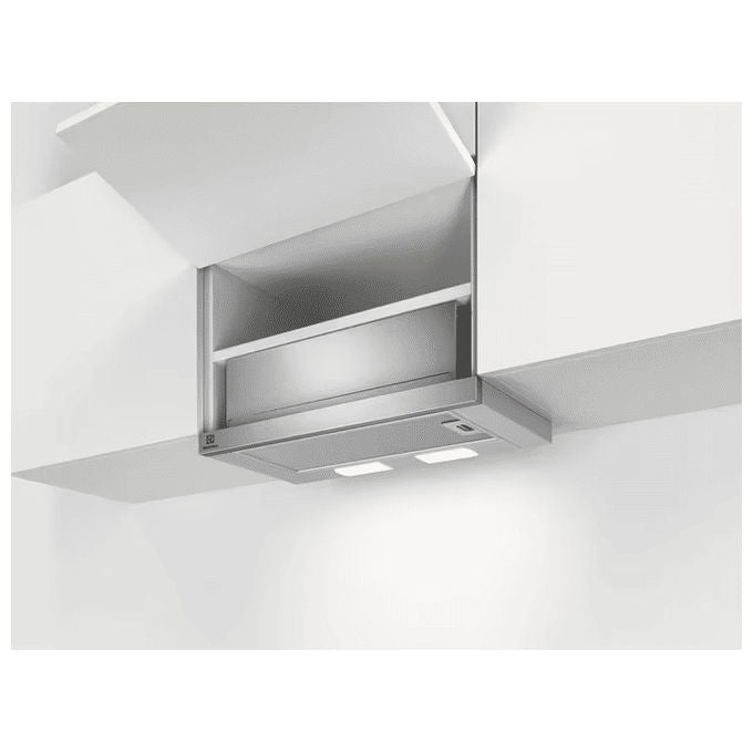 Electrolux LFP226S Serie 300 Cappa Semintegrata 60 cm 330 m³-h Classe C 64 dB 3 Velocita' Pulsanti colore Grigio