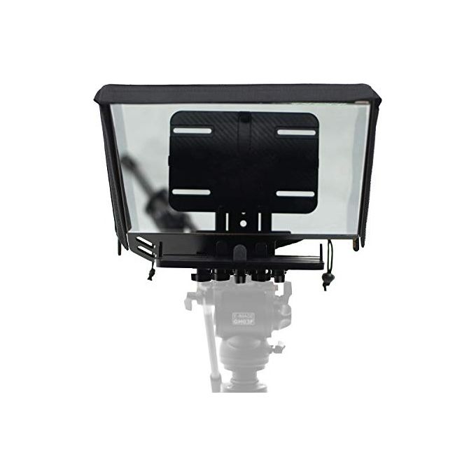 Ikan PT-ELITE-PRO2-RC Teleprompter Universale per Tablet con Telecomando Bluetooth Compatibile iPad iPad Pro e Android Dimensioni Supportate da 6 x 9'' a 9 x 13'' colore Nero
