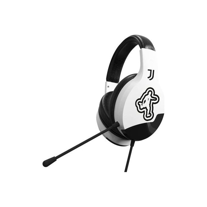 Platum PT-GA-AC-08 Cuffie Gaming Multipiattaforma Juventus FC Jack 3.5mm Microfono Omnidirezionale PS4 PS5 Xbox Nintendo Switch