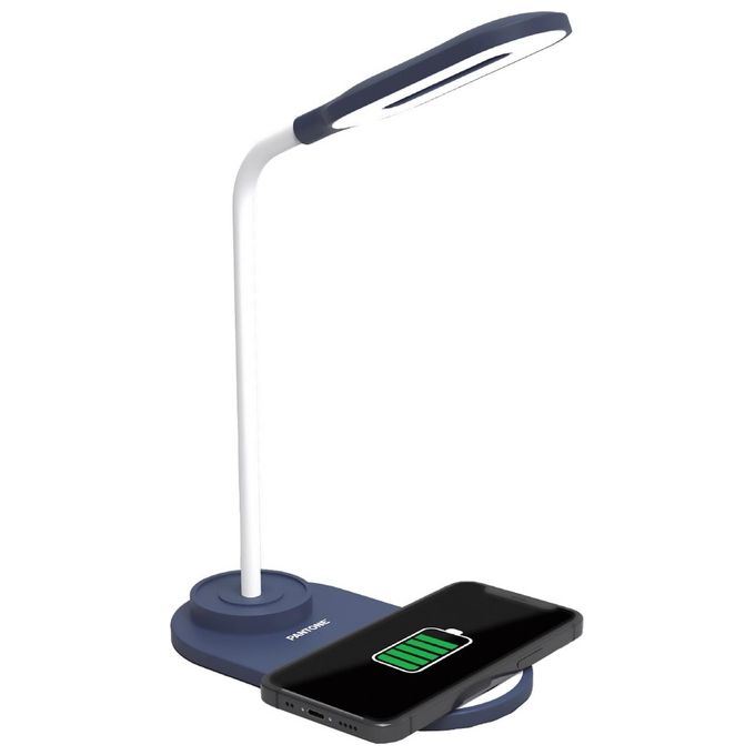 Pantone Wireless Charger Lamp Mini Caricabatterie Wireless con Lampada colore Nero