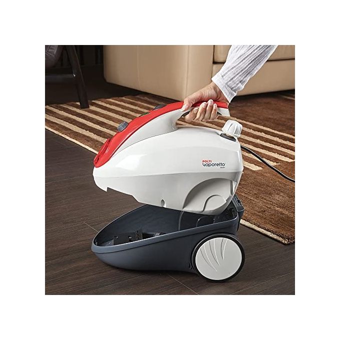 Polti PTEU0268 Vaporetto Smart 30_R Pulitore a Vapore Capacita' 1,6 Litri Potenza 1800 W Bianco-Rosso