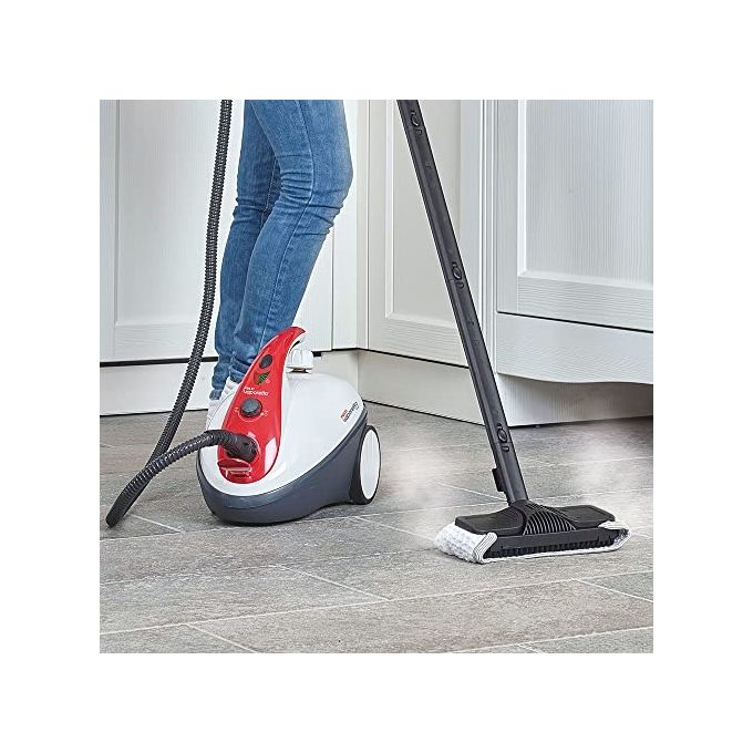 Polti PTEU0268 Vaporetto Smart 30_R Pulitore a Vapore Capacita' 1,6 Litri Potenza 1800 W Bianco-Rosso