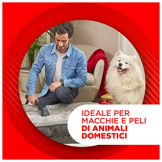 Polti PTEU0327 StainOver Pet SC40 Smacchiatore a Vapore 4 in 1 con Funzione Aspirazione e Vapore 1.6 L 14900 Pa Spazzola Pet + 9 Accessori colore Blu Scuro
