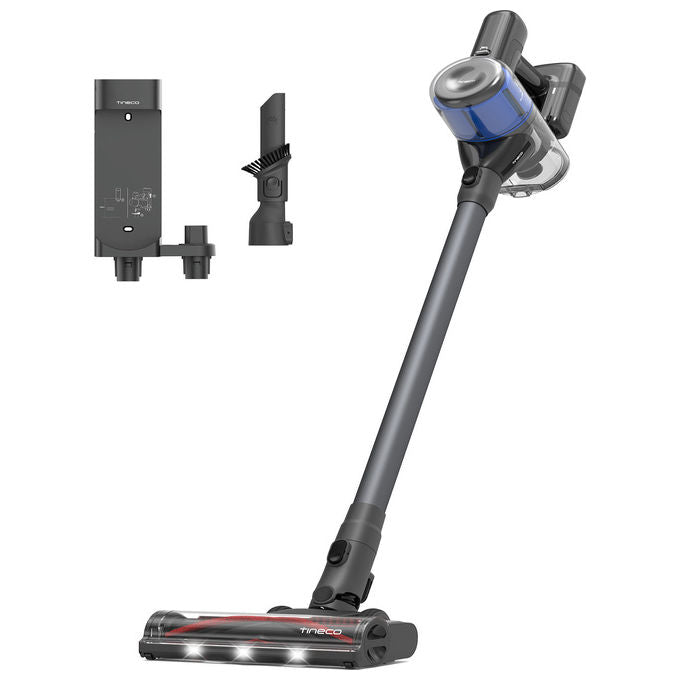 Tineco Pure One S30, aspirapolvere senza fili, 150AW, spazzola ZeroTangle, autonomia 65 minuti, filtrazione 6 stadi, dock a parete
