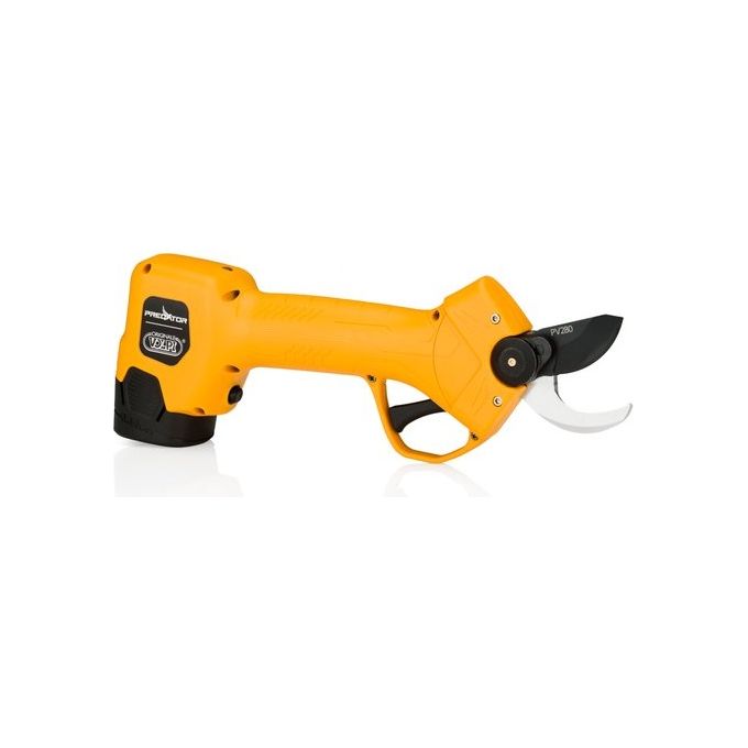 ORIGINALE VOLPI PV280 Forbice Potatura a Batteria Motore Brushless 150 W 14,4 V 2 Batterie al Litio colore Nero