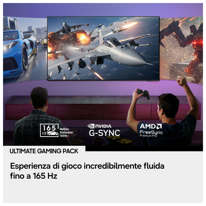Samsung QE55S99HATXZT S99H Smart TV OLED 4K 55'' Vision AI Processore NQ4 AI Gen3 Tizen Motion Xcelerator 165Hz Dolby Atmos