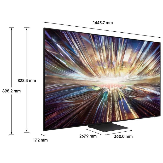 Samsung QE65QN800DTXZT Neo QLED Smart TV 65'' 8K Mini LED Processore NQ8 AI Gen2 Quantum Matrix Pro Dolby Atmos colore Graphite Black