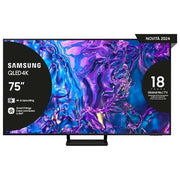 Samsung QE75Q70DATXZT Q70D Smart TV QLED 4K 75'' Quantum Processor 4K AirSlim HDR10+ Motion Xcelerator Wi-Fi colore Nero