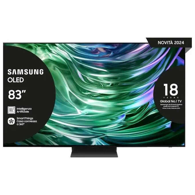 Samsung 8806095564968 S90 TV OLED 83'' 4K AI HDR+ Processore NQ4 AI GEN2 Motion Xcelerator 144Hz Design LaserSlim Dolby Atmos colore Graphite Black