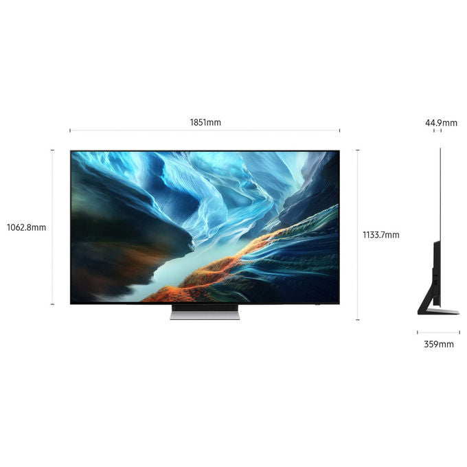 Samsung QE83S90HAEXZT S90H TV OLED 83'' 4K UHD HDR+ Dolby Atmos NQ4 AI Gen3 Tizen Ultimate Gaming Pack colore Nero