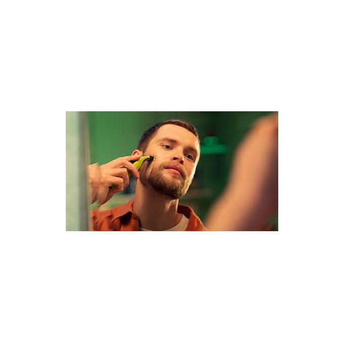 Philips QP410-50 OneBlade 360 Lama di Ricambio per Rasatura 1 Testina Lavabile colore Nero Verde