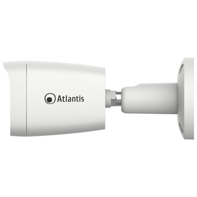 Atlantis A11-U810A-BP UltraPlex Videocamera IP Bullet 8MP PoE Ottica Fissa 2.8mm ONVIF RTSP IP67 colore Bianco