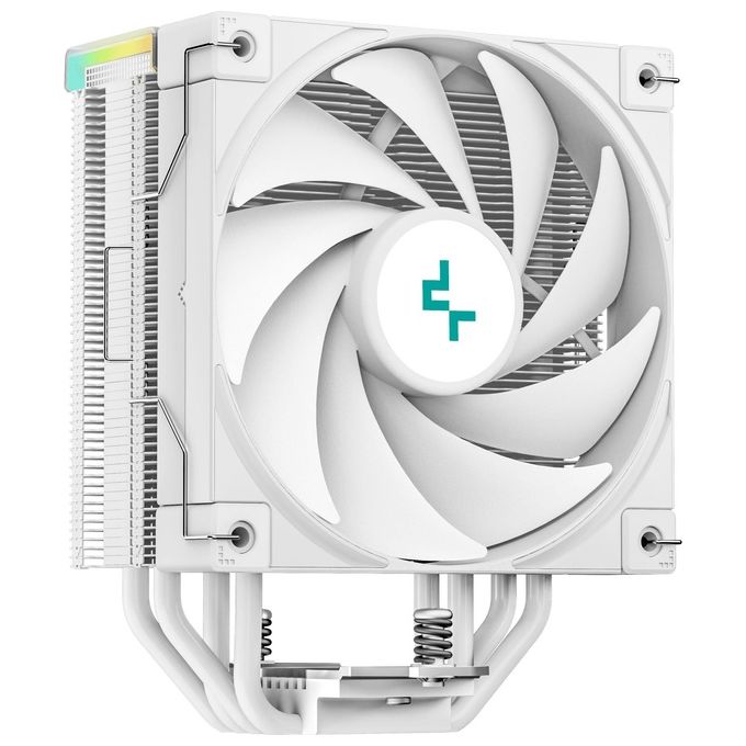 DeepCool dissipatore cpu AK400 Digital WH, display digitale, ARGB, ventola 120mm FDB, PWM, compatibile Intel e AMD, bianco