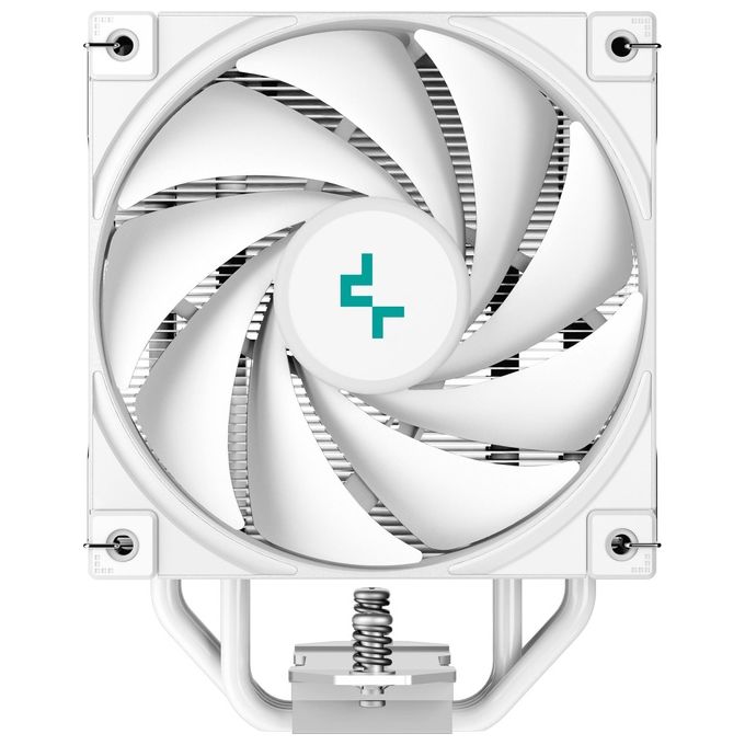 DeepCool dissipatore cpu AK400 Digital WH, display digitale, ARGB, ventola 120mm FDB, PWM, compatibile Intel e AMD, bianco