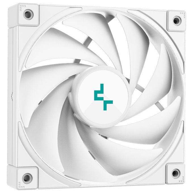 DeepCool dissipatore cpu AK400 Digital WH, display digitale, ARGB, ventola 120mm FDB, PWM, compatibile Intel e AMD, bianco