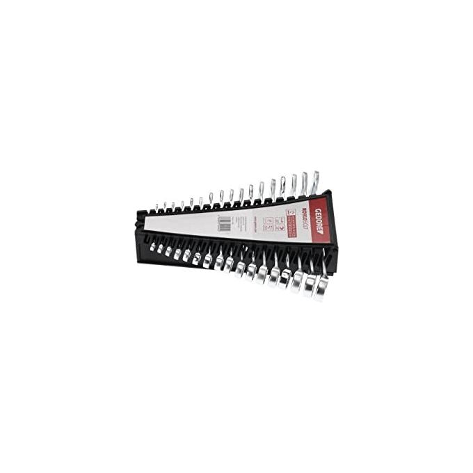 Gedore R09105017 Set Chiavi Inglese Combinate Cromo 17 Pezzi