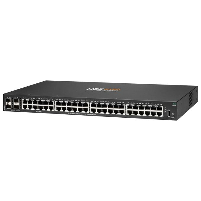 HPE R8N86B#ABB Aruba Networking CX 6000 Switch Gestito 48 x 10-100-1000 4 x SFP 1G 1U Rack Montabile colore Nero