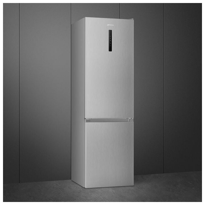Smeg RC20XDNE Frigorifero Combinato 331 L 200 cm Classe E 38 dB No Frost Total MultiFlow Display LED (200x60x59 cm) colore Inox