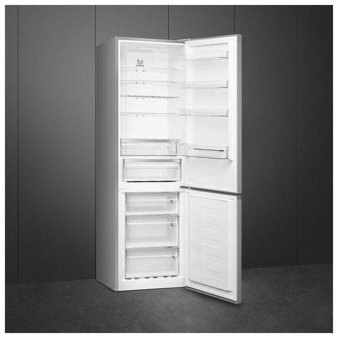 Smeg RC20XDNE Frigorifero Combinato 331 L 200 cm Classe E 38 dB No Frost Total MultiFlow Display LED (200x60x59 cm) colore Inox