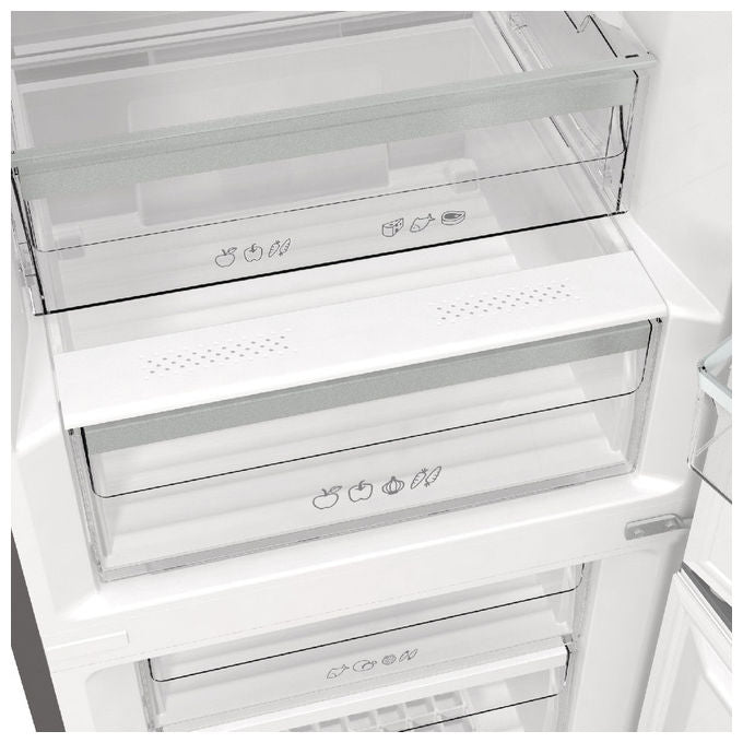 Smeg RC21XDNMC Frigorifero Combinato 361 L 200 cm Classe C 35 dB No Frost Inverter Active Ion colore Inox