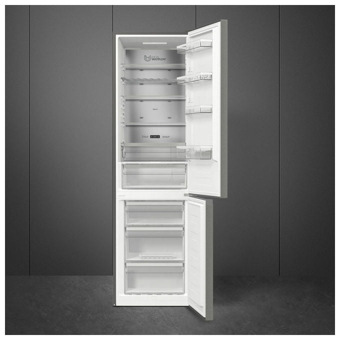 Smeg RC21XDNMC Frigorifero Combinato 361 L 200 cm Classe C 35 dB No Frost Inverter Active Ion colore Inox
