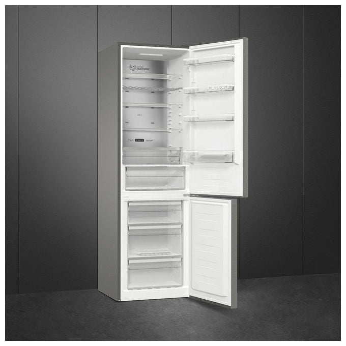 Smeg RC21XDNMC Frigorifero Combinato 361 L 200 cm Classe C 35 dB No Frost Inverter Active Ion colore Inox