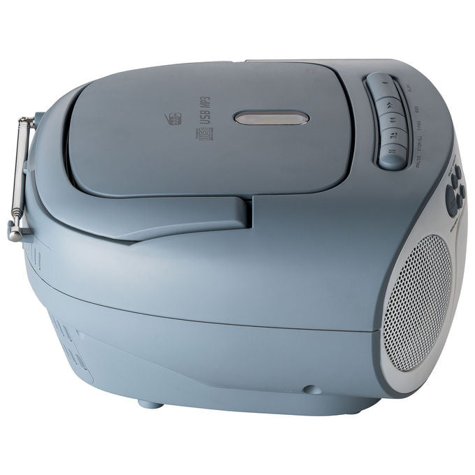 Reflexion RCR2260DAB Radio Lettore CD DAB+ FM 24 W Lettore Cassette Display LCD Blu Bianco