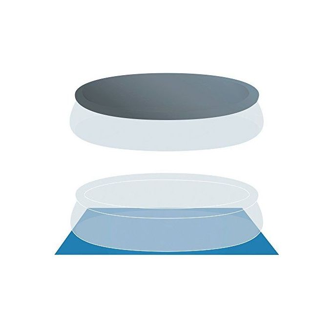 Intex 26166NP Piscina Fuori Terra Easy Set Rotonda, con Pompa Filtro 3785, Scaletta, Telo Copertura 12430, misure 457x107