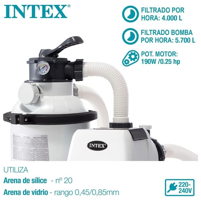 Intex 26644 Pompa Filtro a Sabbia Krystal Clear