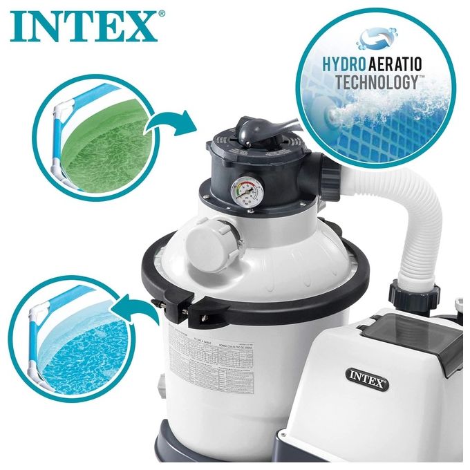 Intex 26644 Pompa Filtro a Sabbia Krystal Clear