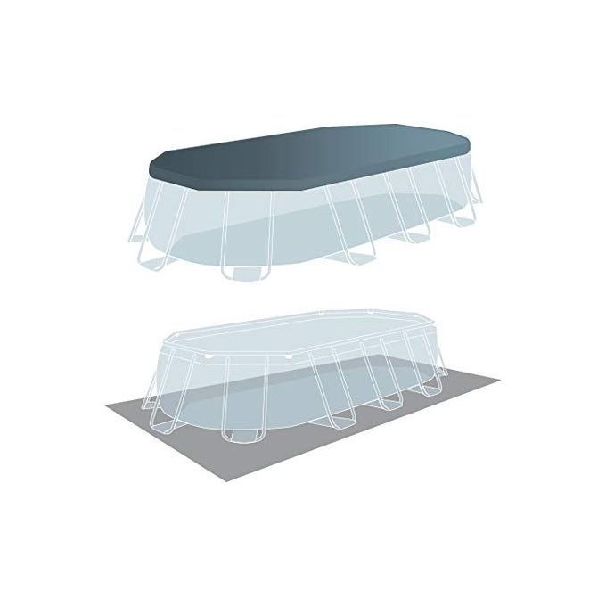 Intex 26796 Piscina Prisma Metal Frame Ovale Filtro A3 503X274X122