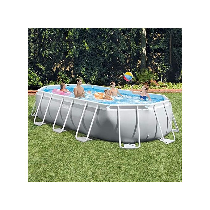 Intex 26796 Piscina Prisma Metal Frame Ovale Filtro A3 503X274X122