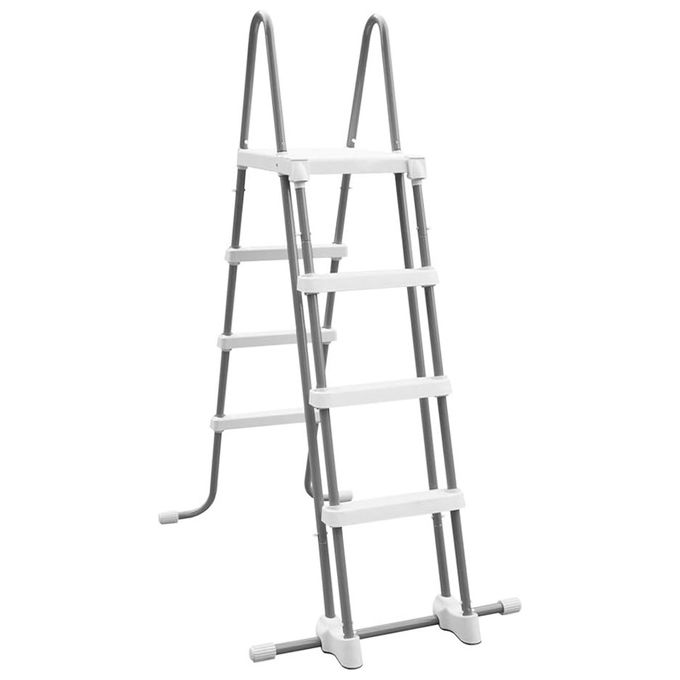Intex 28242NP Piscina Fuori Terra 457x122 cm Metal Frame Rotonda Pompa Filtro 3785 L-h Scaletta, Telo Base e Copertura