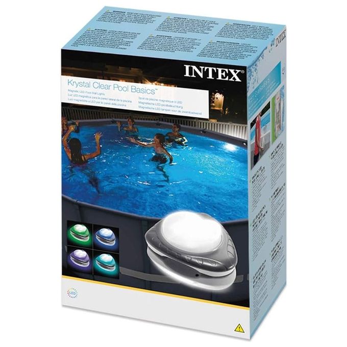 Intex Luce a Parete per piscina Multicolore Led Magnetico