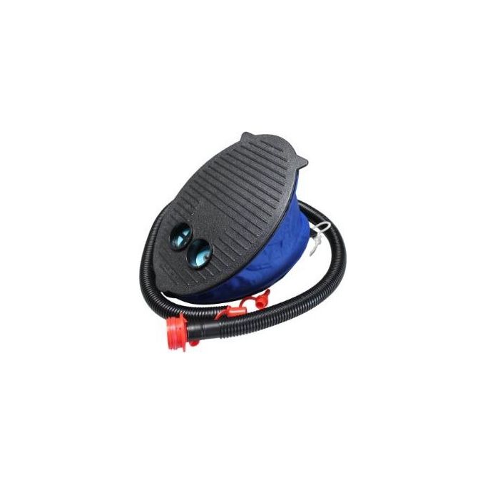 Intex Pompa a Piede 69611 Blu-Nero-Rosso con 3 Adattatori per Gonfiaggio e Sgonfiaggio