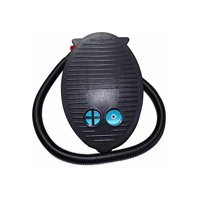 Intex Pompa a Piede 69611 Blu-Nero-Rosso con 3 Adattatori per Gonfiaggio e Sgonfiaggio