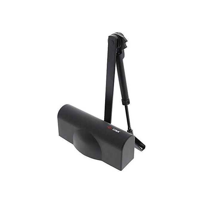Cisa C141603090 Smart Plus 2 Chiudiporta con Fermo Forza 2-4 Porta Max 80 Kg 1100 mm colore Nero