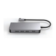 RLINE RDL6201 Adattatore Multiporta Type-C 8 in 1 Hub con HDMI 4K USB 3.0 Ethernet RJ45 Lettore SD TF USB-C Power Delivery 65W colore Nero